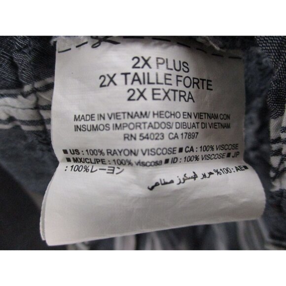 Old Navy Womens 2X Plus Striped Rayon Tank Top - Picture 6 of 8